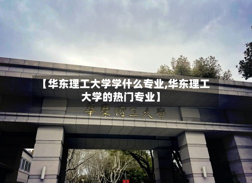 【华东理工大学学什么专业,华东理工大学的热门专业】
