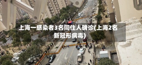 上海一感染者3名同住人确诊(上海2名新冠形病毒)-第3张图片