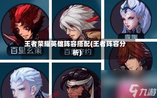 王者荣耀英雄阵容搭配(王者阵容分析)