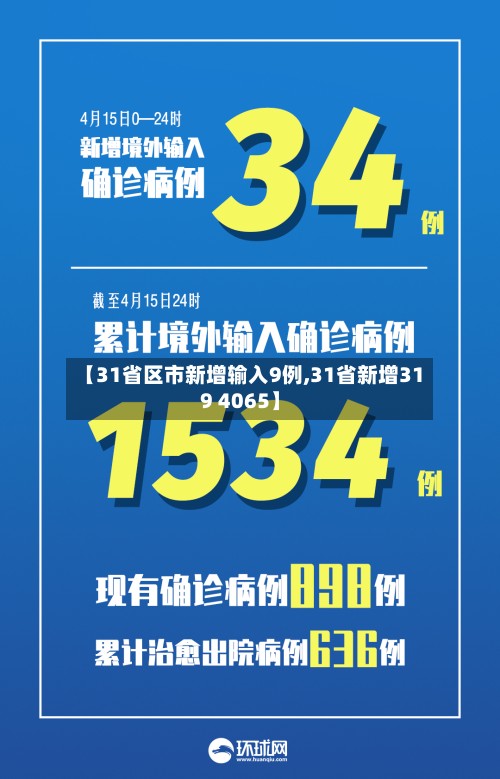 【31省区市新增输入9例,31省新增319 4065】