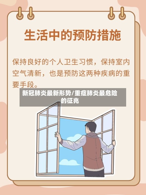 新冠肺炎最新形势/重症肺炎最危险的征兆-第2张图片