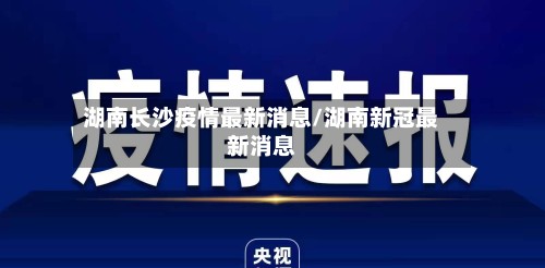 湖南长沙疫情最新消息/湖南新冠最新消息-第2张图片