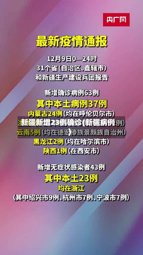 新疆新增23例确诊(新疆病例)-第3张图片