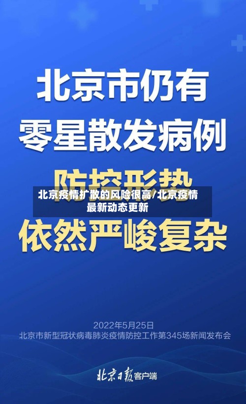 北京疫情扩散的风险很高/北京疫情最新动态更新-第2张图片