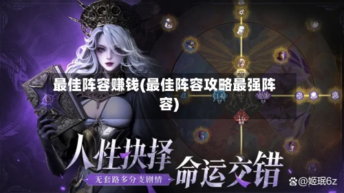 最佳阵容赚钱(最佳阵容攻略最强阵容)