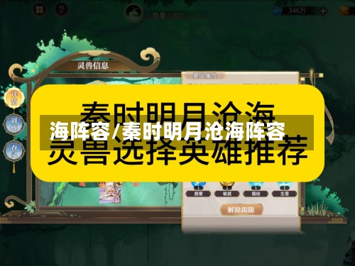 海阵容/秦时明月沧海阵容