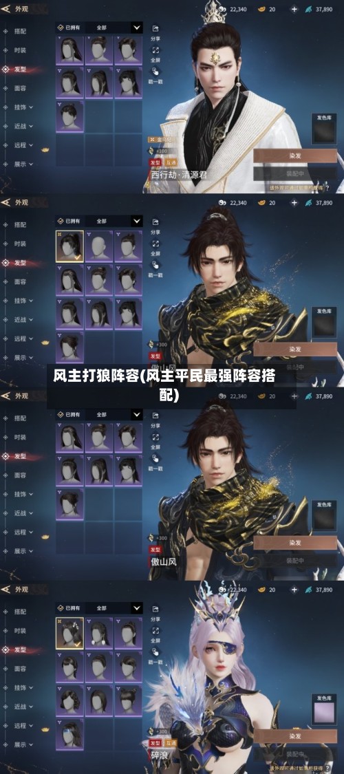 风主打狼阵容(风主平民最强阵容搭配)