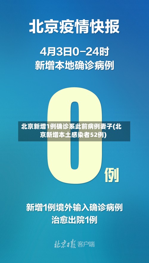 北京新增1例确诊系此前病例妻子(北京新增本土感染者52例)-第3张图片