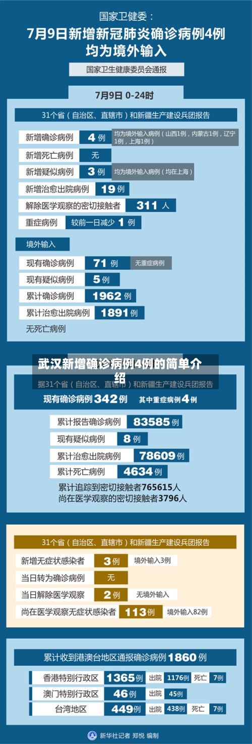 武汉新增确诊病例4例的简单介绍