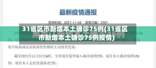 31省区市新增本土确诊75例(31省区市新增本土确诊75例疫情)
