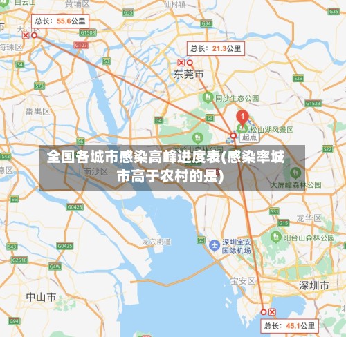 全国各城市感染高峰进度表(感染率城市高于农村的是)-第2张图片