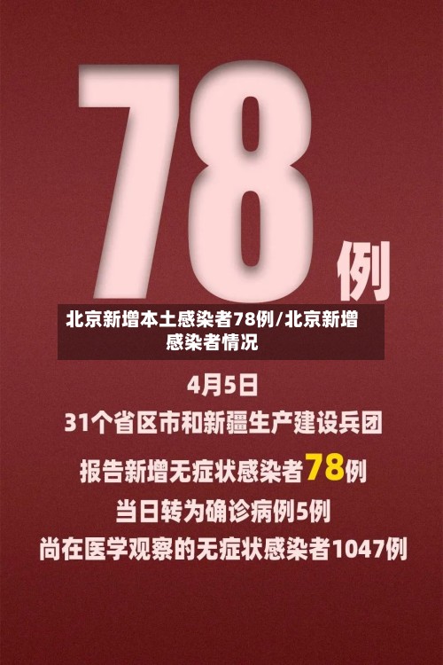 北京新增本土感染者78例/北京新增感染者情况