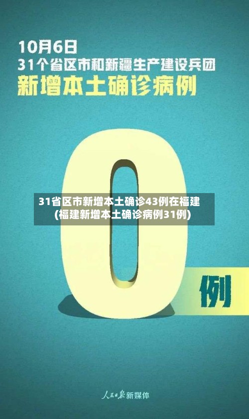 31省区市新增本土确诊43例在福建(福建新增本土确诊病例31例)-第3张图片