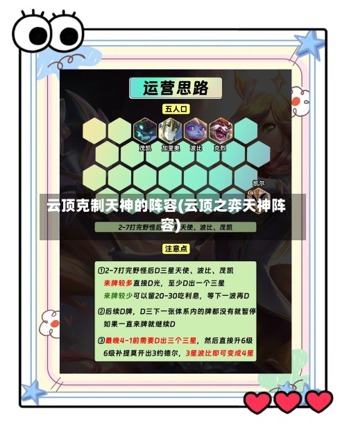 云顶克制天神的阵容(云顶之弈天神阵容)