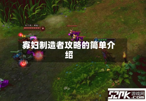 寡妇制造者攻略的简单介绍