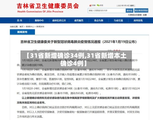 【31省新增确诊34例,31省新增本土确诊4例】-第2张图片