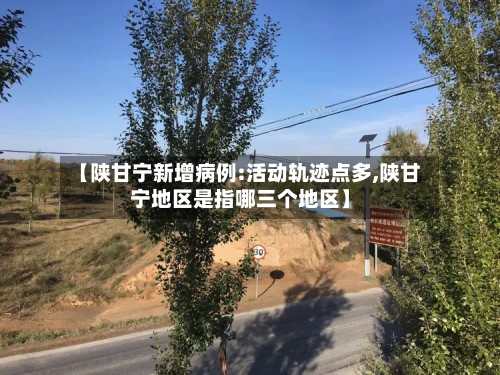 【陕甘宁新增病例:活动轨迹点多,陕甘宁地区是指哪三个地区】-第2张图片