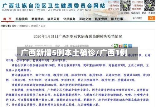 广西新增5例本土确诊/广西1例-第3张图片
