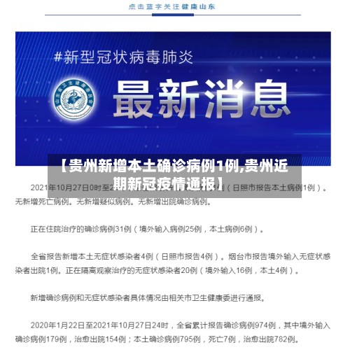 【贵州新增本土确诊病例1例,贵州近期新冠疫情通报】-第3张图片