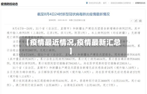 【疫情最近情况,疫情最新汇总】-第2张图片