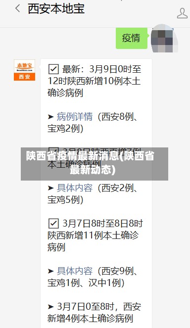 陕西省疫情最新消息(陕西省最新动态)