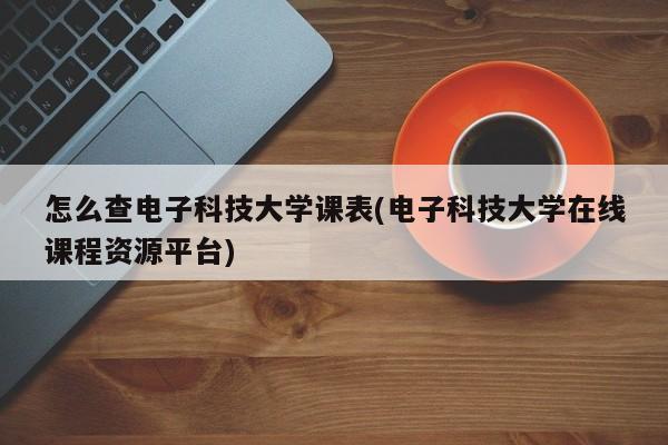 怎么查电子科技大学课表(电子科技大学在线课程资源平台)